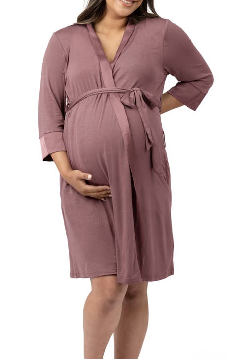 Sleep Well Maternity/Nursing Nightgown & Robe Set – Accouchée Official