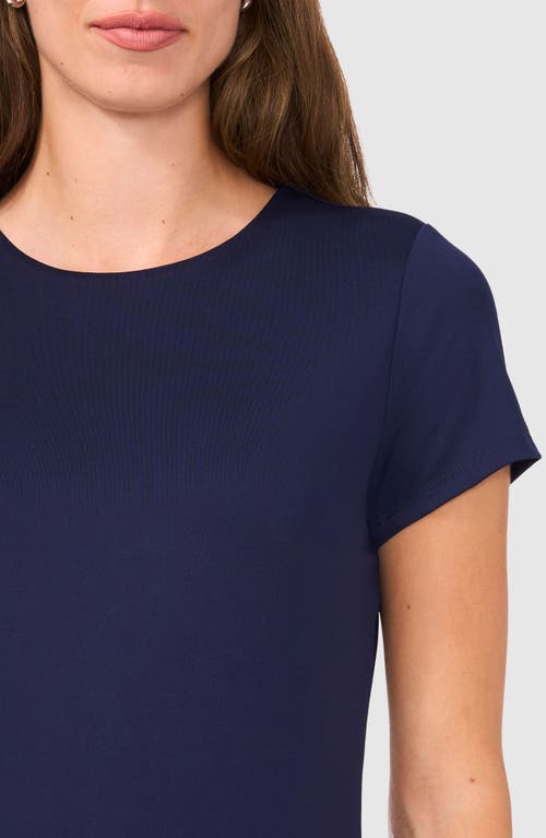 Shop Halogenr Halogen(r) Essential Compression T-shirt In Classic Navy Blue