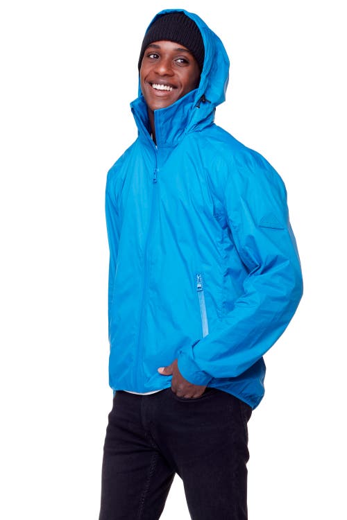 Alpine North Stewart Men's (recycled) Ultralight Windshell Jacket In Blue