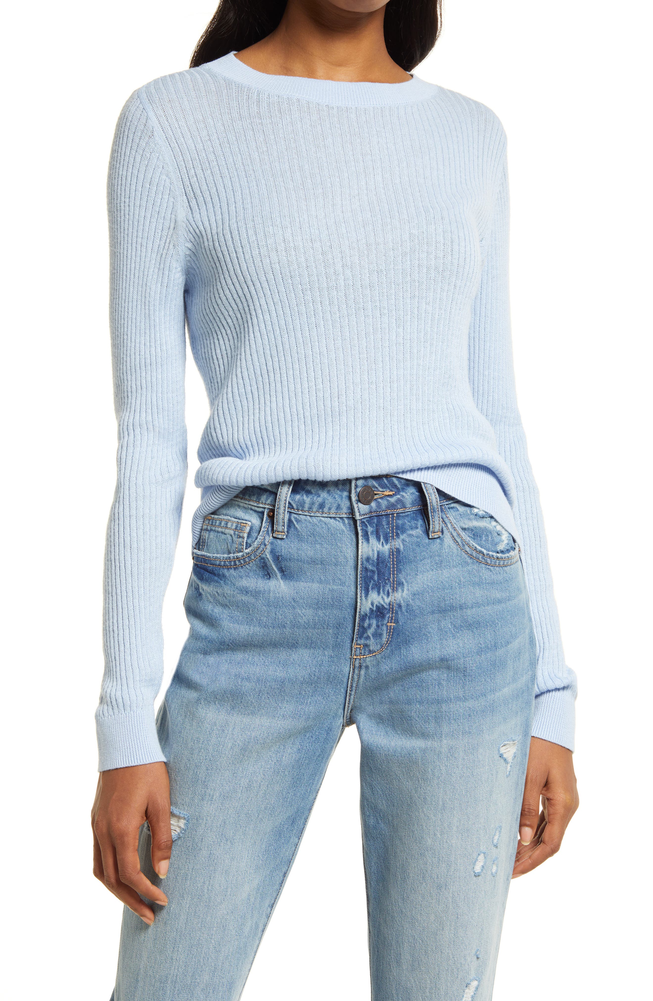 Treasure \u0026 Bond Sheer Rib Cotton Blend 