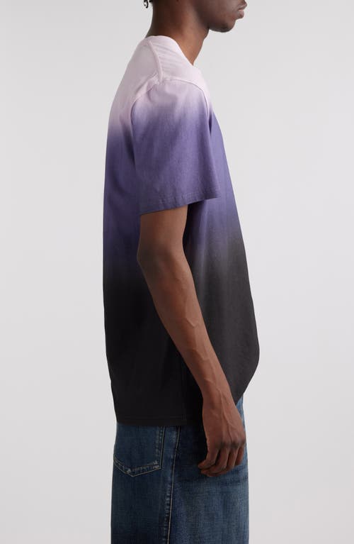 Shop Isabel Marant Honore Ombré Organic Cotton T-shirt In Purple