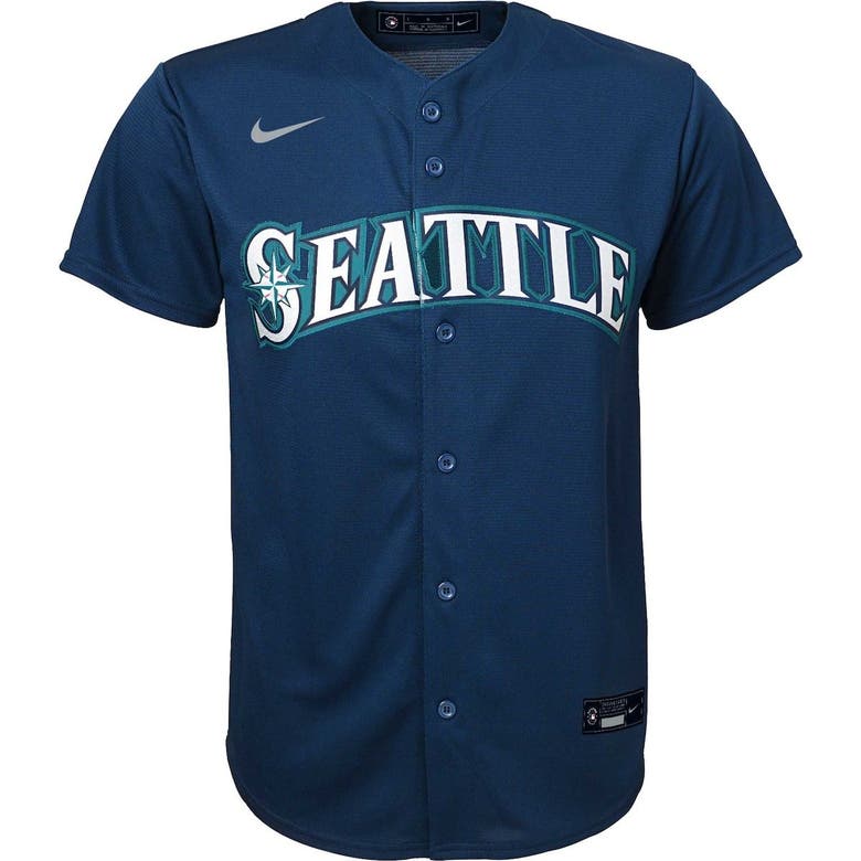 Youth Nike White Seattle Mariners Alternate Replica Team - Jersey