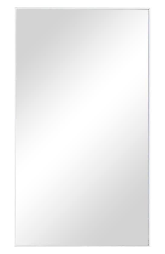 Vivian Lune Home Rectangle Wall Mirror In White
