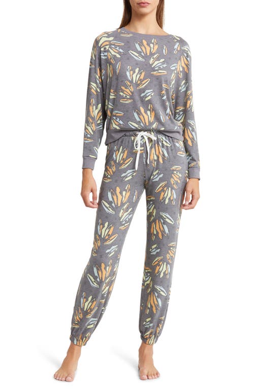 Star Seeker Jersey Pajamas in Charcoal Bananas