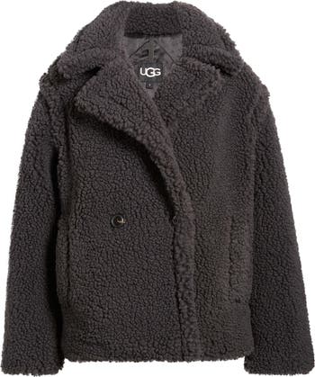 UGG® Gertrude Teddy Faux Shearling Coat | Nordstrom