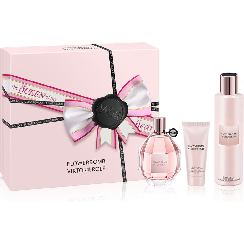Viktor&Rolf Flowerbomb 3-Piece Perfume Gift Set $256 Value 