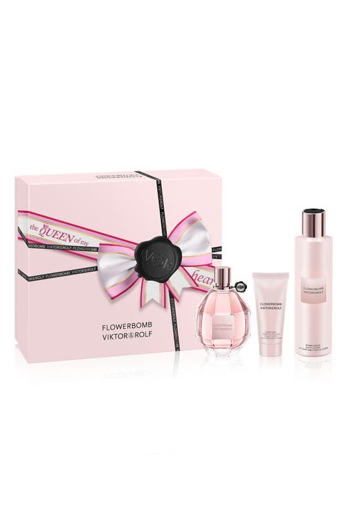Viktor & Rolf Flowerbomb 3-Piece Perfume Gift Set USD $256 Value