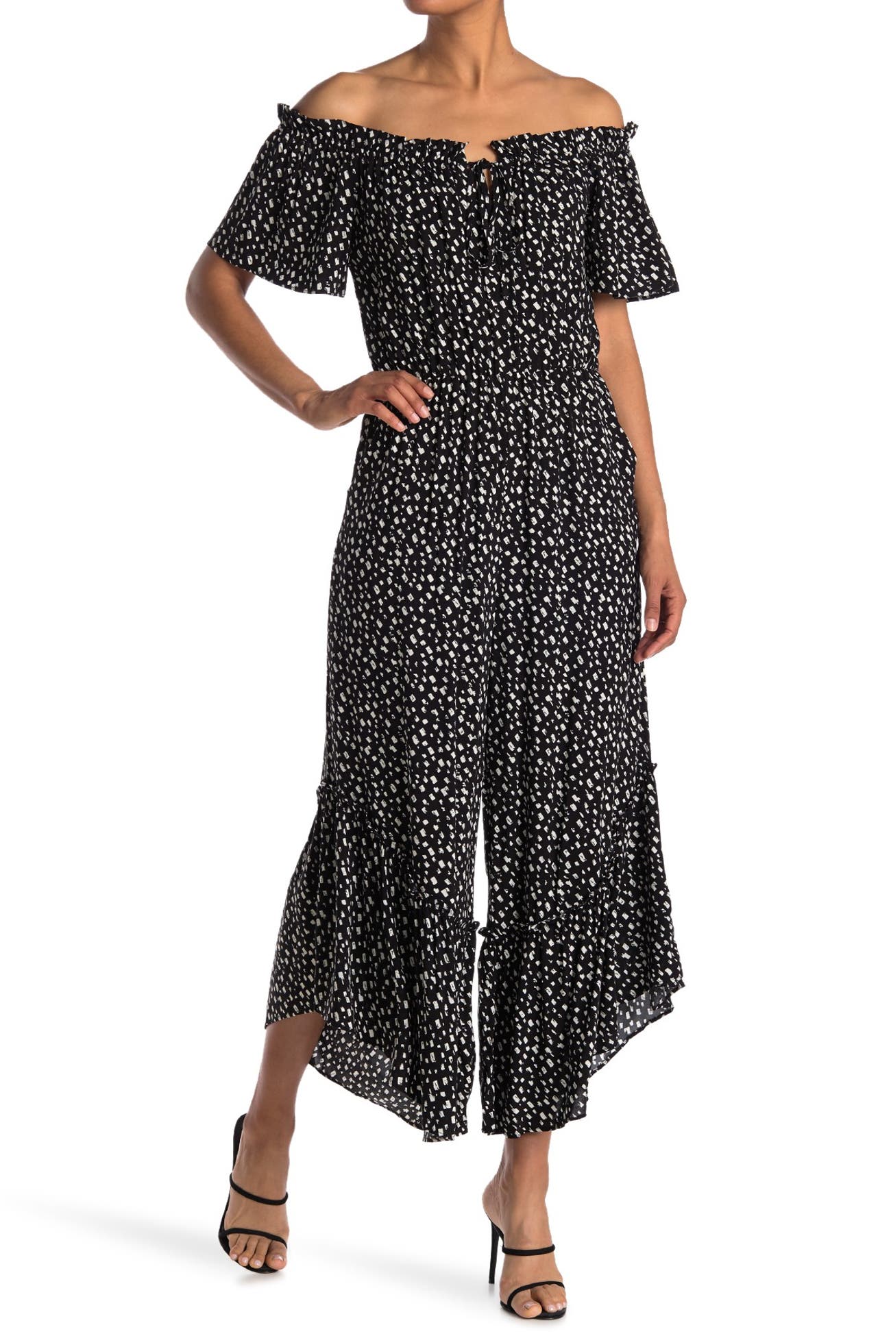 Lush Floral Print Jumpsuit Nordstrom Rack
