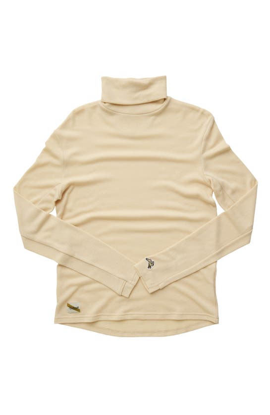 Shop Tracksmith Fells Turtleneck In Dune