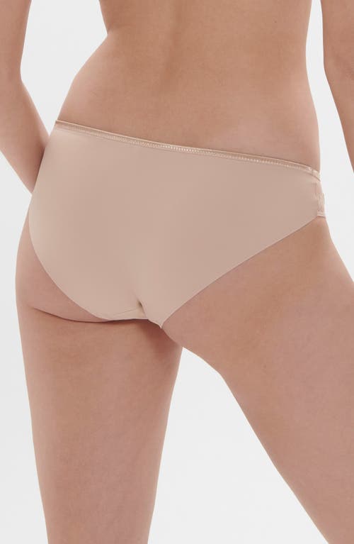 Simone Perele Andora Embroidered Bikini In Peau Rose