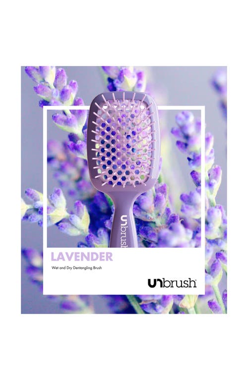 Unbrush Detangling Hair Brush Pastel Collection In Pastel/lavender Dark Purple