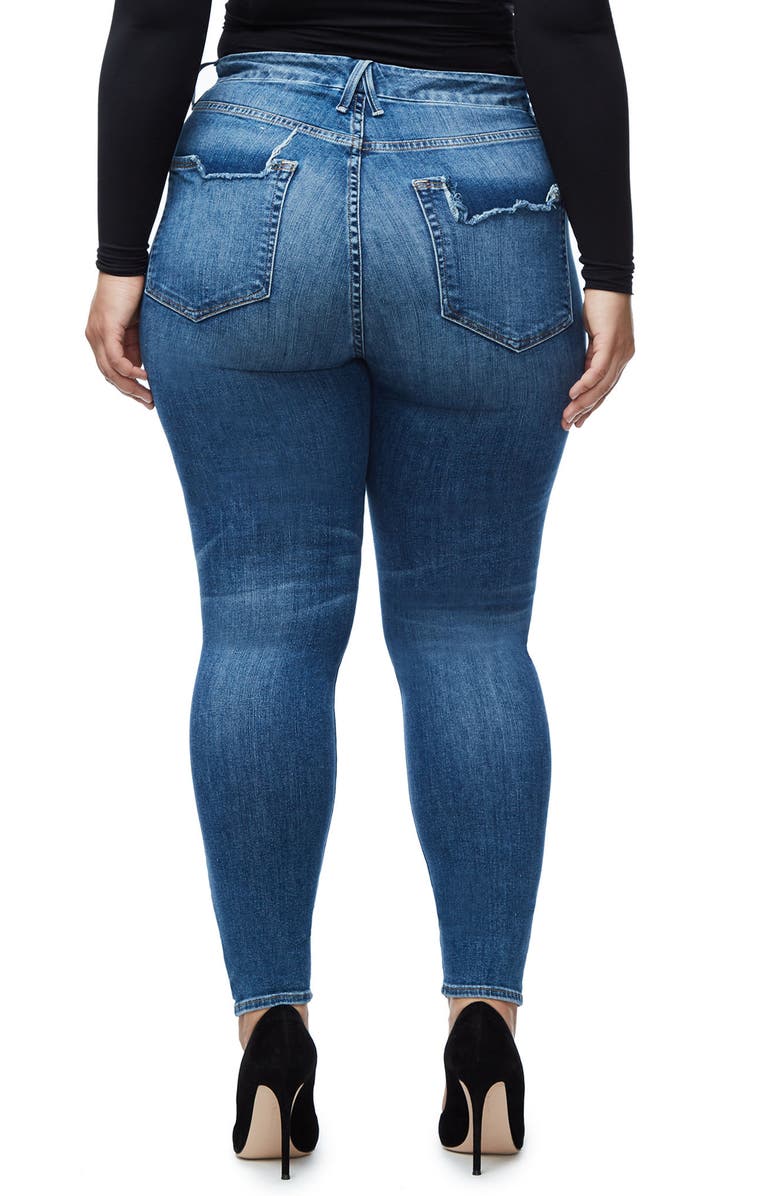 Good American Good Legs High Waist Skinny Jeans, Alternate, color,