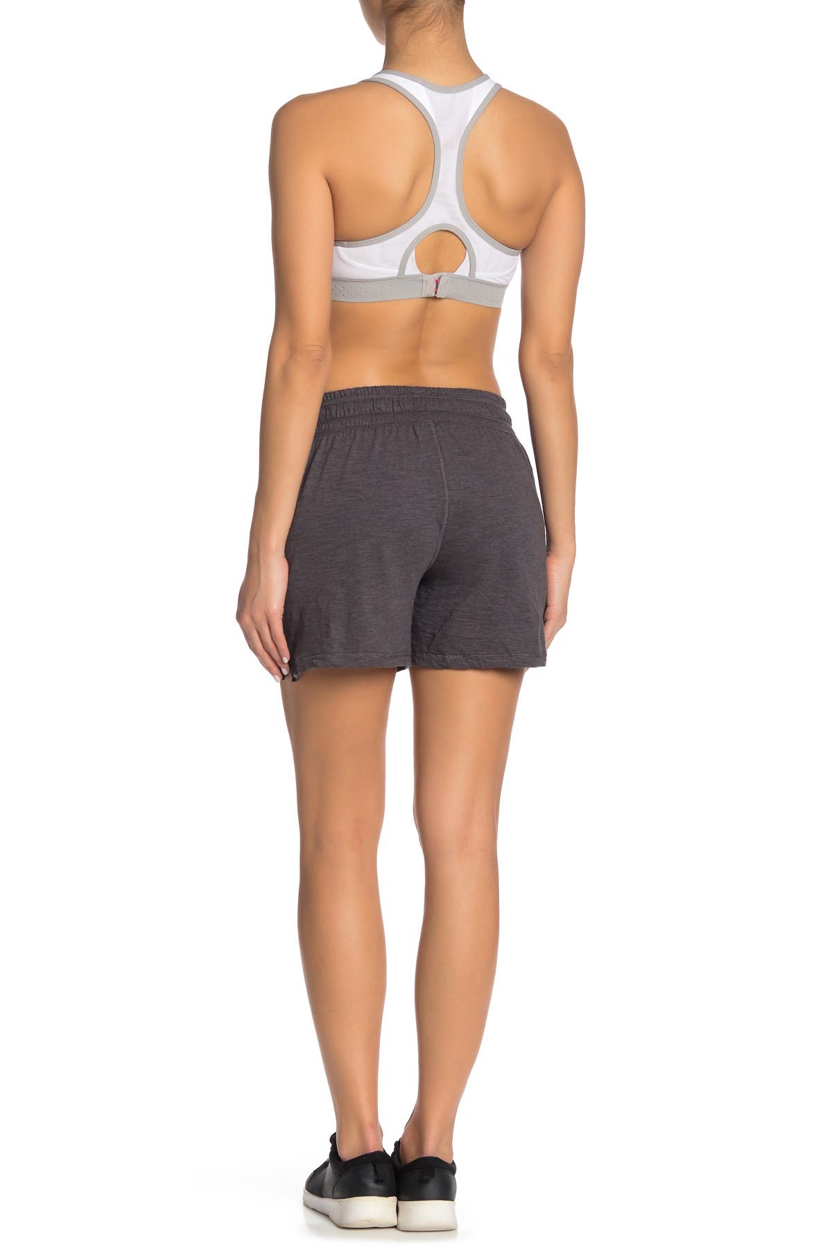 champion heathered jersey shorts