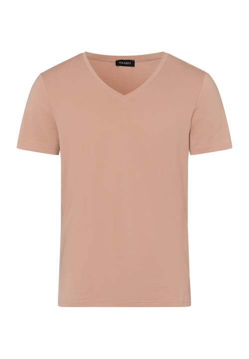 HANRO HANRO COTTON SUPERIOR V-NECK T-SHIRT 