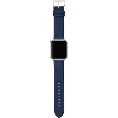 Tory Burch Mcgraw Leather Apple Watch Strap