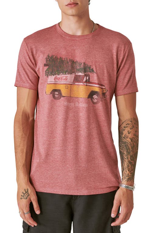 Lucky Brand Coca-Cola Truck Graphic T-Shirt in Ruby Wine at Nordstrom, Size Medium
