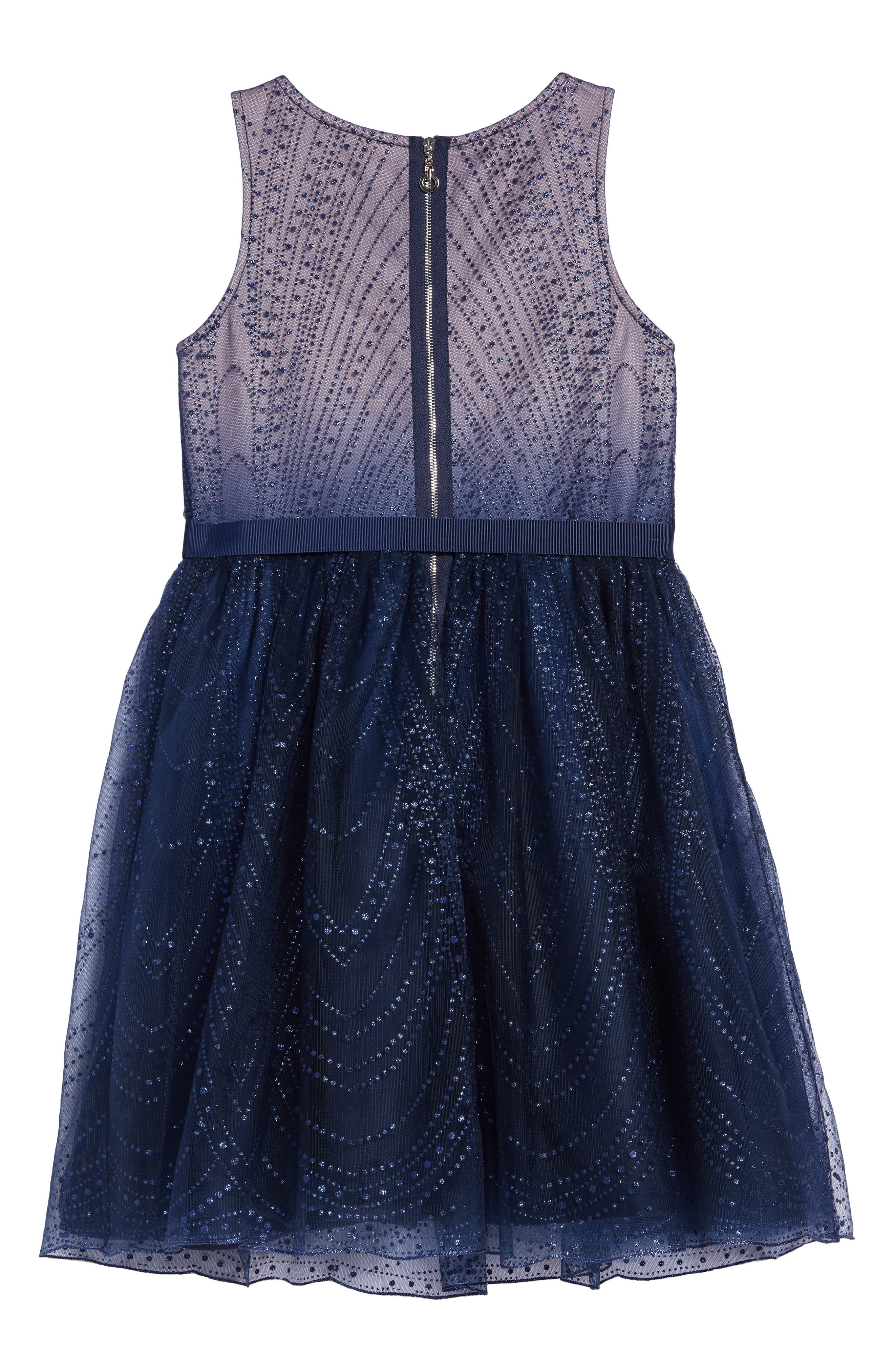 glitter ombre dress