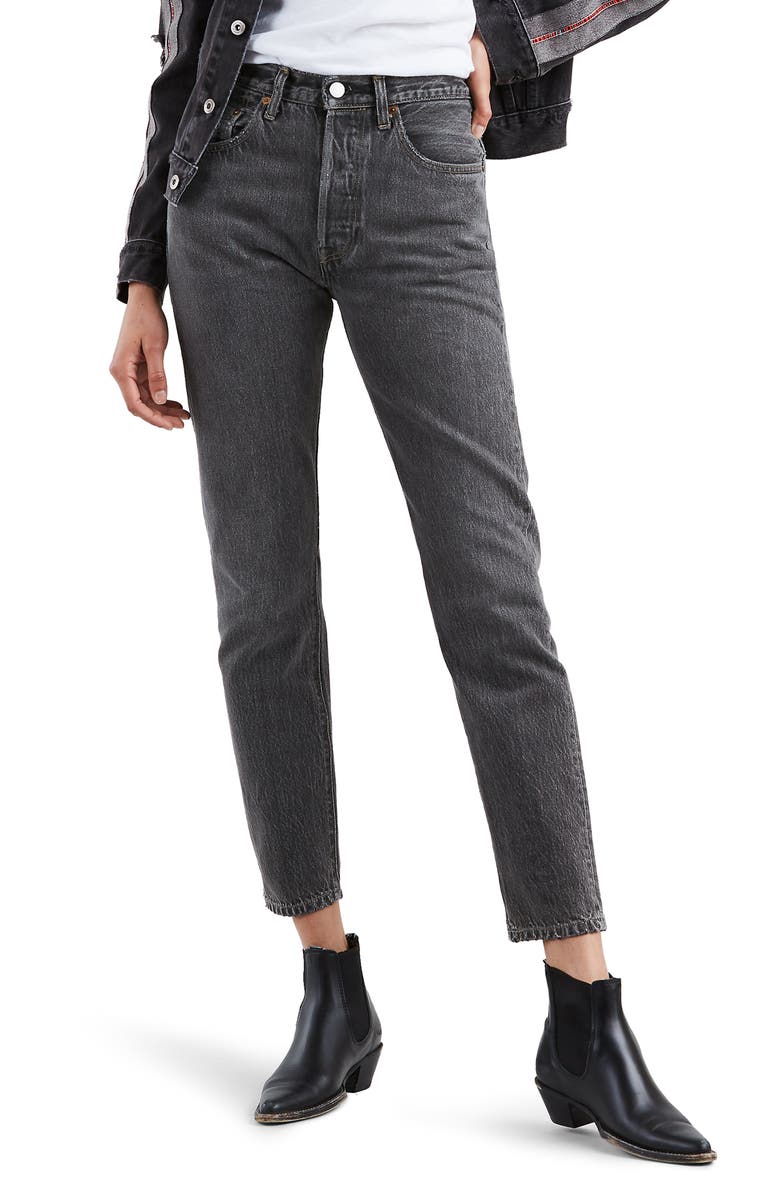Levi's® Made & Crafted™ 501® Skinny Jeans (Black Fog) | Nordstrom
