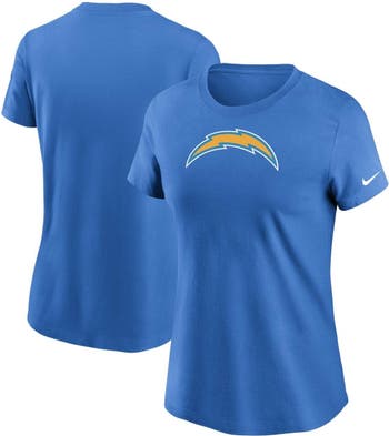 Los Angeles Chargers Nike Dri-Fit Cotton Long Sleeve Raglan T-Shirt - Mens