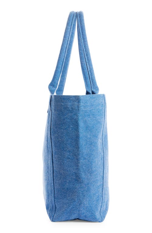 Isabel Marant Small Yenky Logo-embroidered Tote Bag In Blue