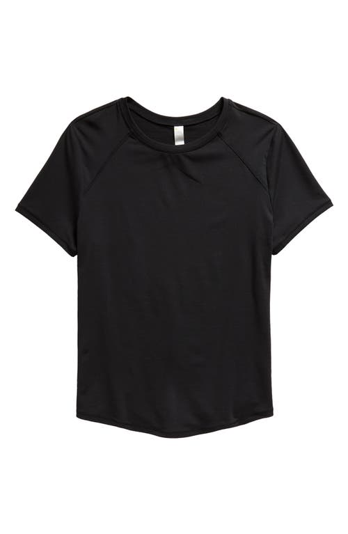 zella Kids' Energy Soft Tech T-Shirt in Black