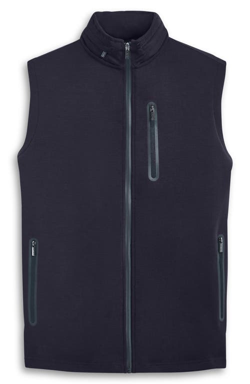 Shop Bugatchi Knit Vest In Navy