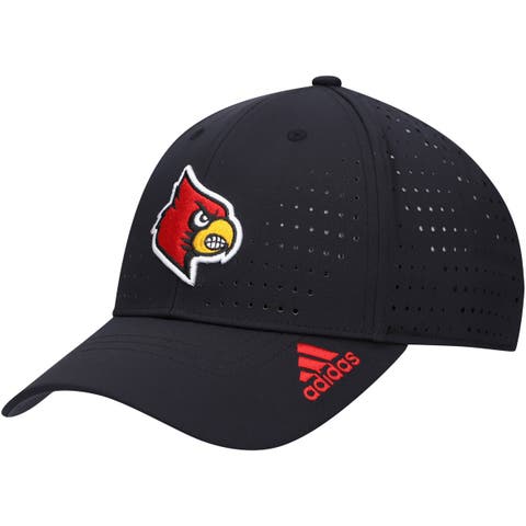 Louisville Cardinals adidas Aeroready Fitted Hat Unisex Black/Dark Gray New