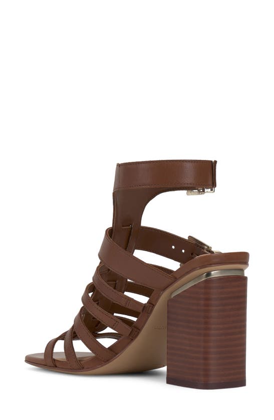 Shop Vince Camuto Hicheny Cage Sandal In Cinnamon Bark