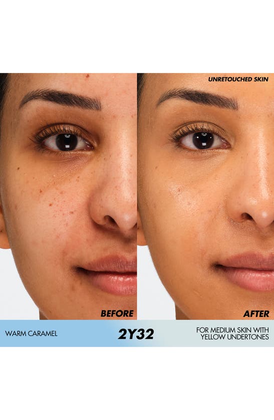 Make Up For Ever Hd Skin Hydra Glow Skin Care Foundation With Hyaluronic Acid In 2y32 - Warm Caramel