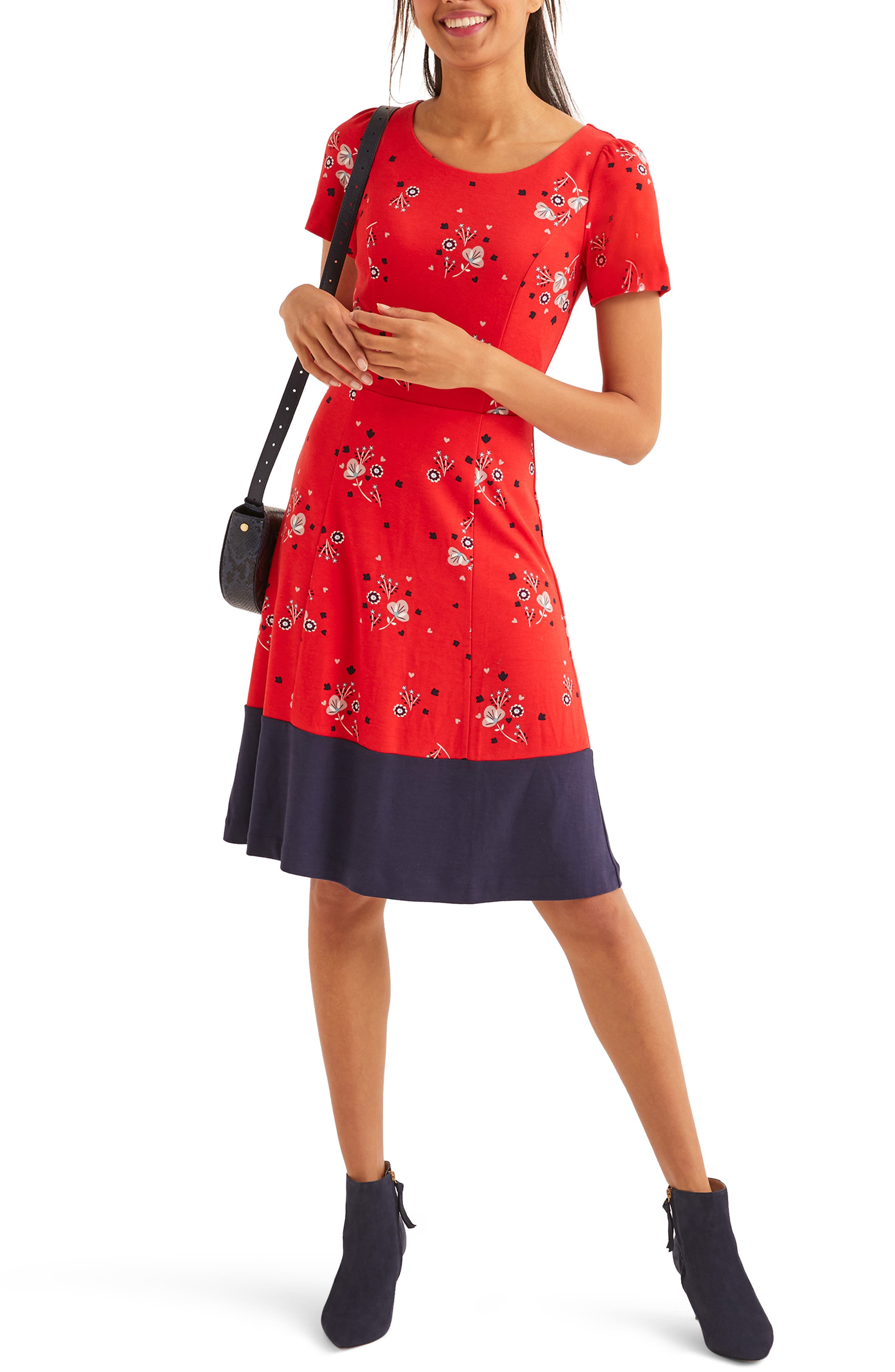 boden fit and flare dress