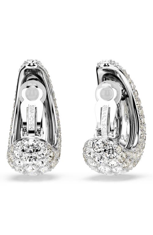 Swarovski Sublima Drop Earrings In Silver