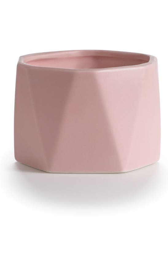 Illume Thai Lily Dylan Ceramic Candle In Pink