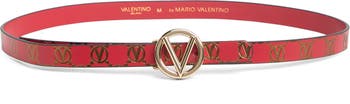 Nordstrom Rack Valentino By Mario Valentino Dolly Logo Leather Belt 375.00