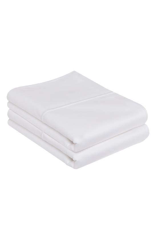 Bedhog 2-piece 1000 Thread Count Pima Cotton Pillowcase Set In White