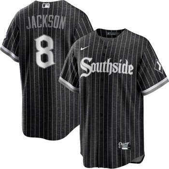 Nike Men's Nike Bo Jackson Black Chicago White Sox City Connect Replica  Player Jersey