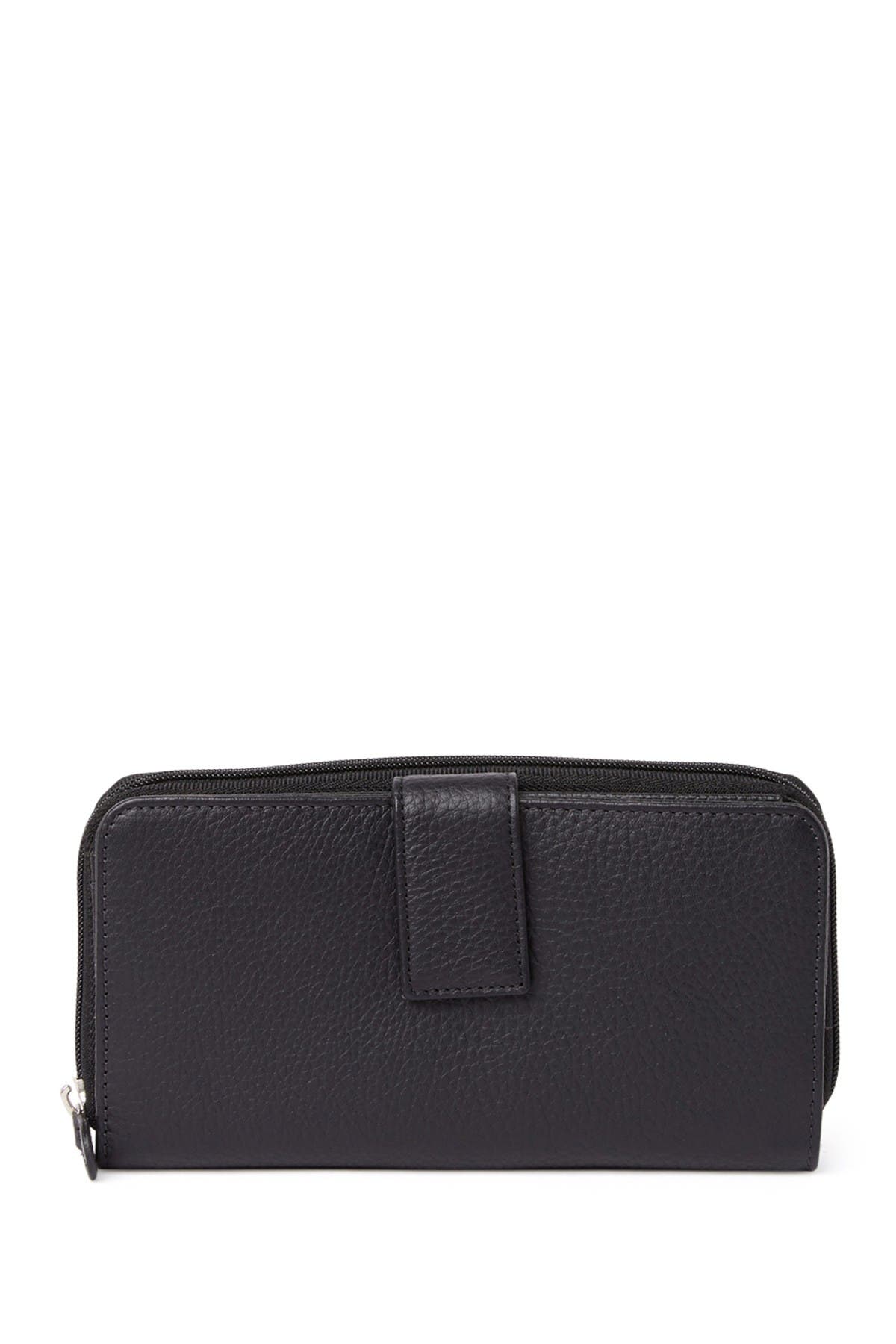 Mundi All-in-one Leather Continental Wallet In 08n-black