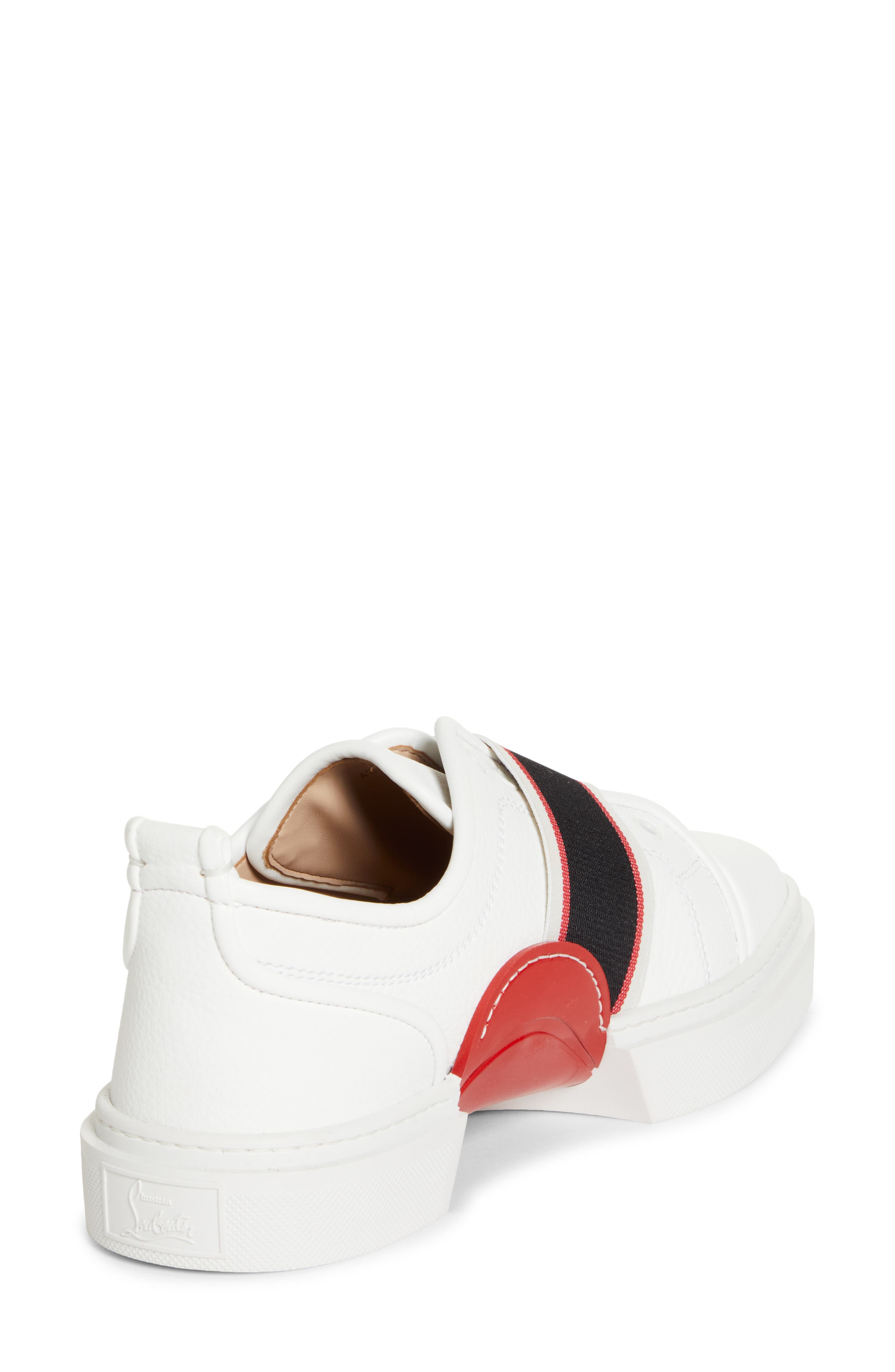 Christian Louboutin Adolescenza Slip-On Sneaker in Bianco  display picture 2