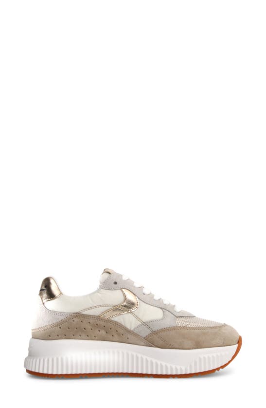 Shop Voile Blanche Lana Fresh Platform Sneaker In Sand White