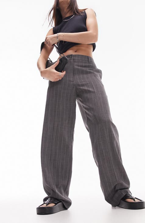 CYNTHIA ROWLEY 100% Cashmere Side Slits Casual Lounge Pants in Grey sz M,  XL