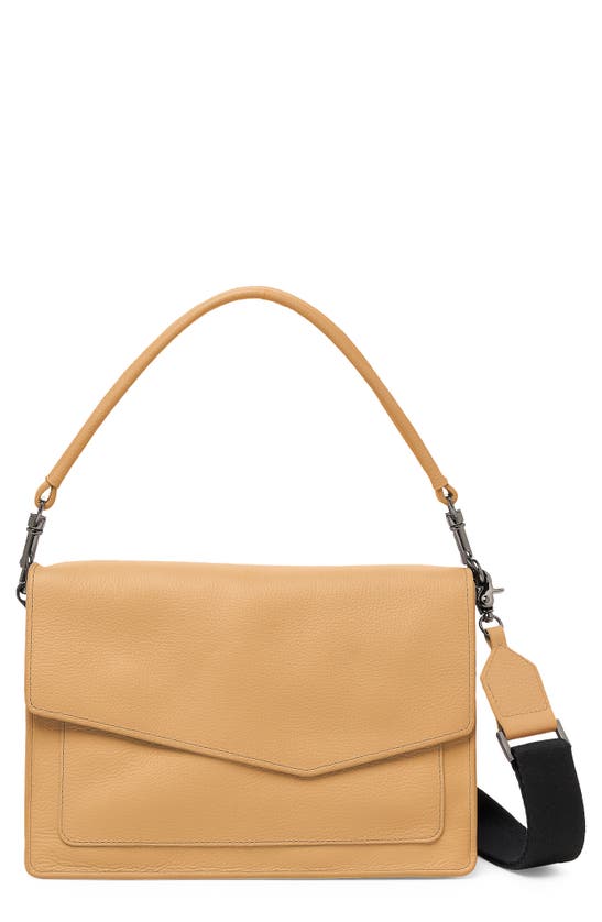 Botkier Cobble Hill Flap Satchel Bag In Camel