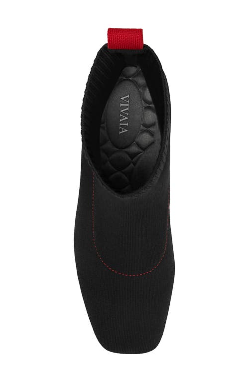 Vivaia Regina Pro Bootie In Black/ruby Red
