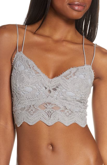$38 Free People Ilektra Lace Lacey Strappy Soft Purple Violet Pink