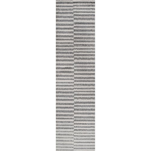 JONATHAN Y JONATHAN Y LYLA OFFSET STRIPE AREA RUG