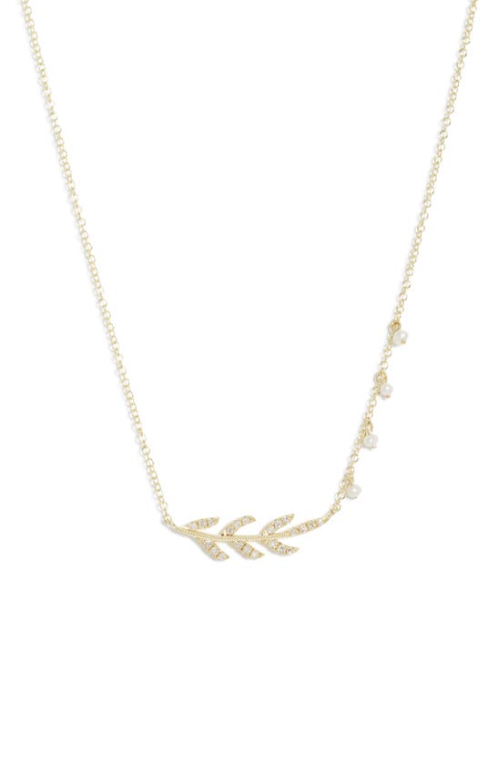 Meira T Diamond Pendant Necklace In 14k Yellow Gold
