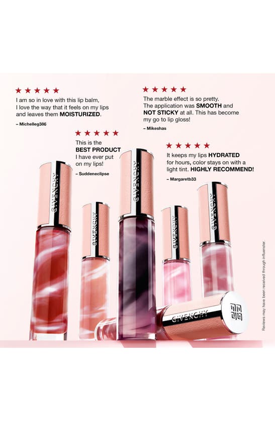 Shop Givenchy Rose Perfecto Liquid Lip Balm In 11 Black Pink