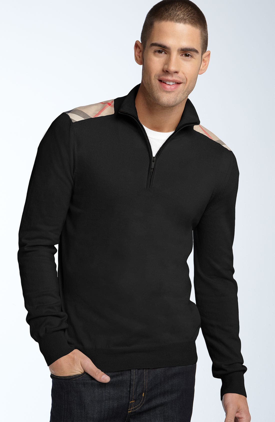 Burberry Brit Half Zip Sweater Nordstrom
