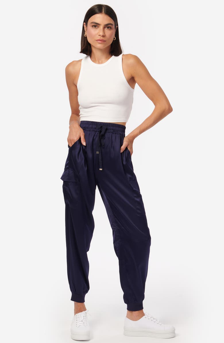 CAMI NYC Elsie Stretch Silk Joggers Nordstrom