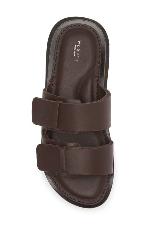 Shop Rag & Bone Parker Slide Sandal In Dark Espresso