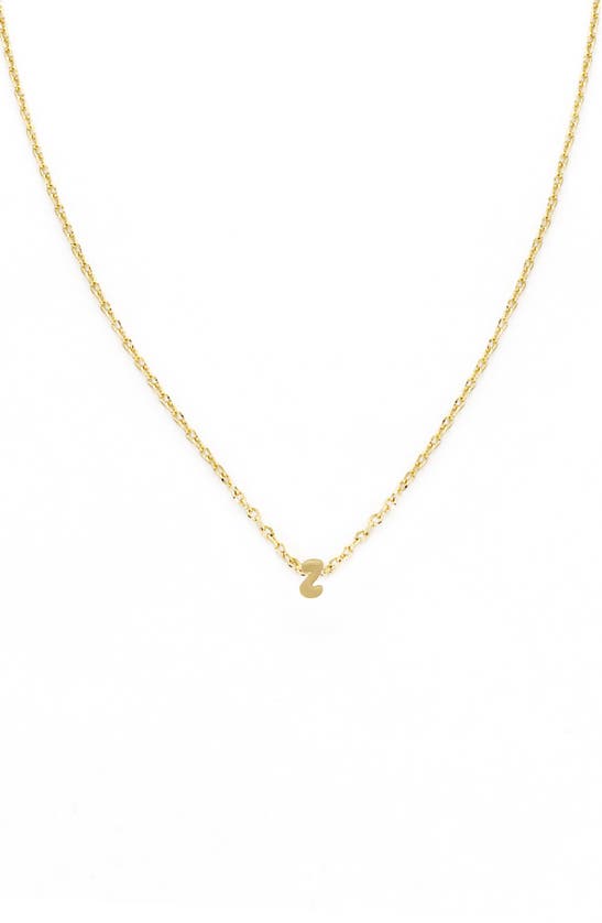 Shop Panacea Bubble Initial Necklace In Gold-z