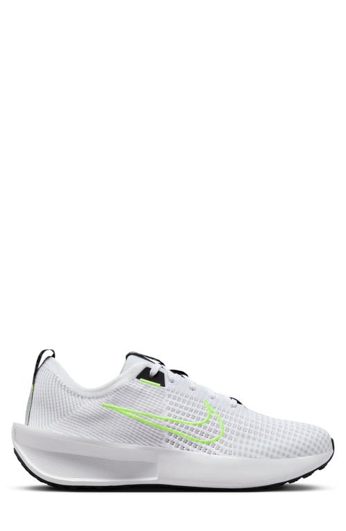Shop Nike Interact Run Running Sneaker In White/volt/wolf Grey